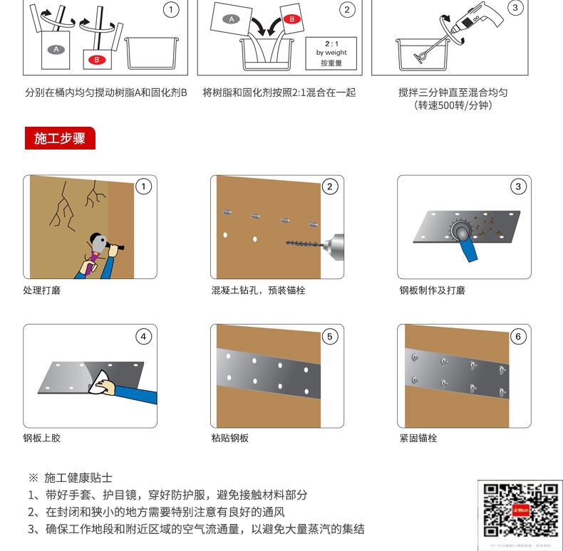 包钢伊通粘钢加固施工过程